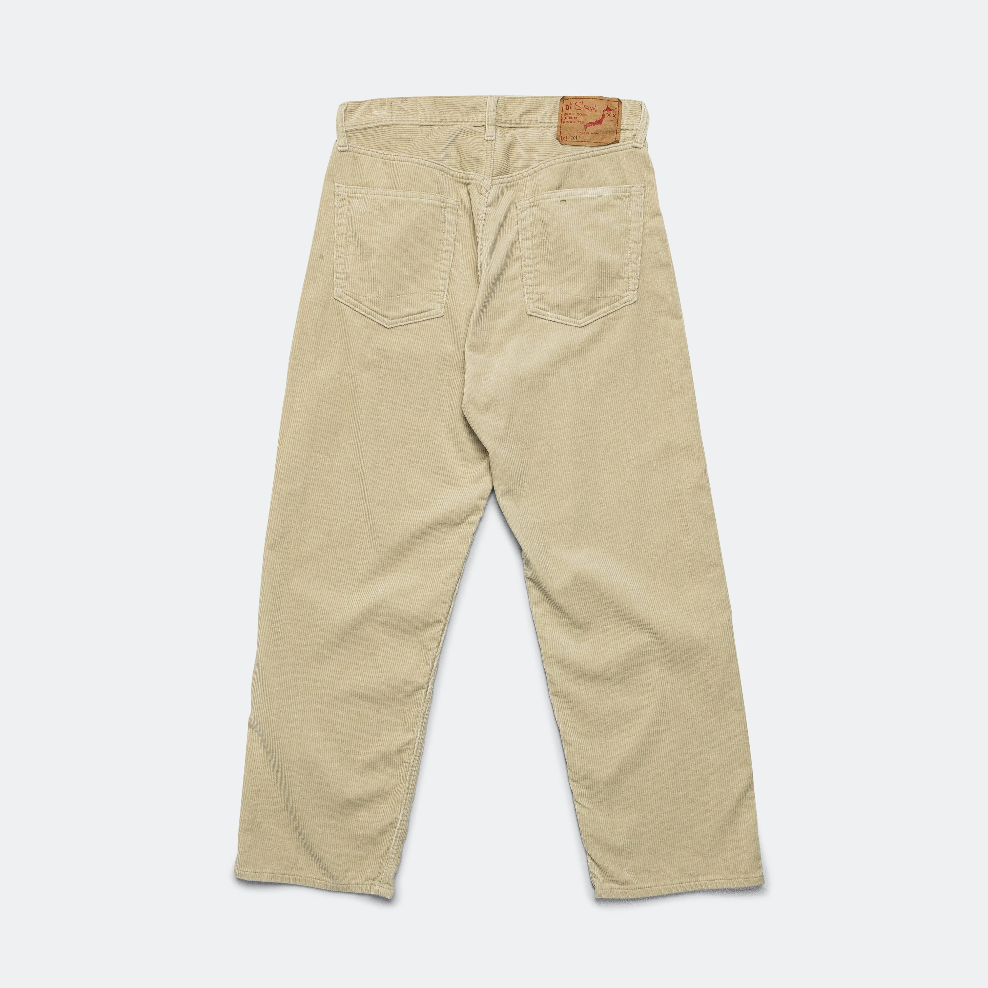 101 Dad's Ivory Corduroy Pants