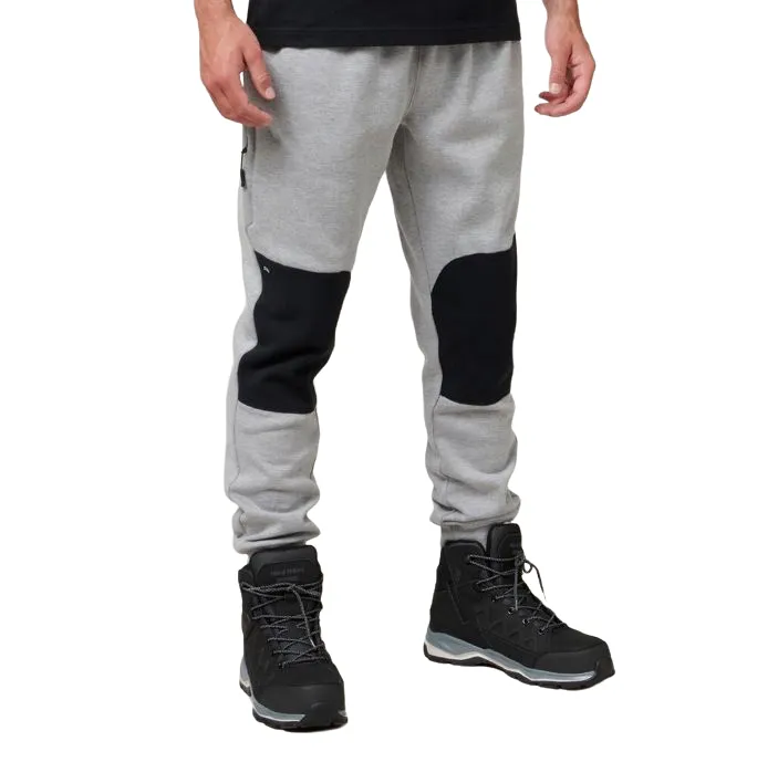 2 pack Men's Hard Yakka Xtreme Jogger Fleece Trackie Pant Grey