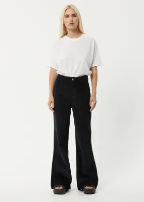 AFENDS Women's Marsha Corduroy Slim Flared Pants - Black