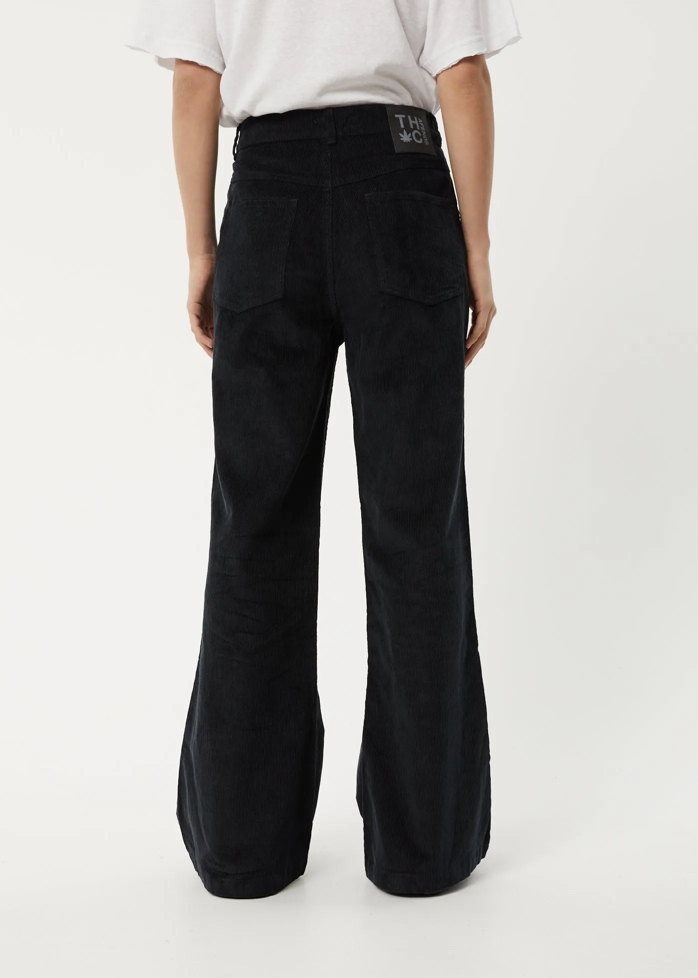 AFENDS Women's Marsha Corduroy Slim Flared Pants - Black