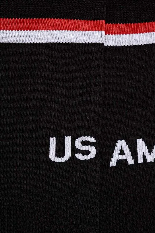 AMBUSH wool socks Logo Low Soccer Socks black color BMRA002F24KNI0011000