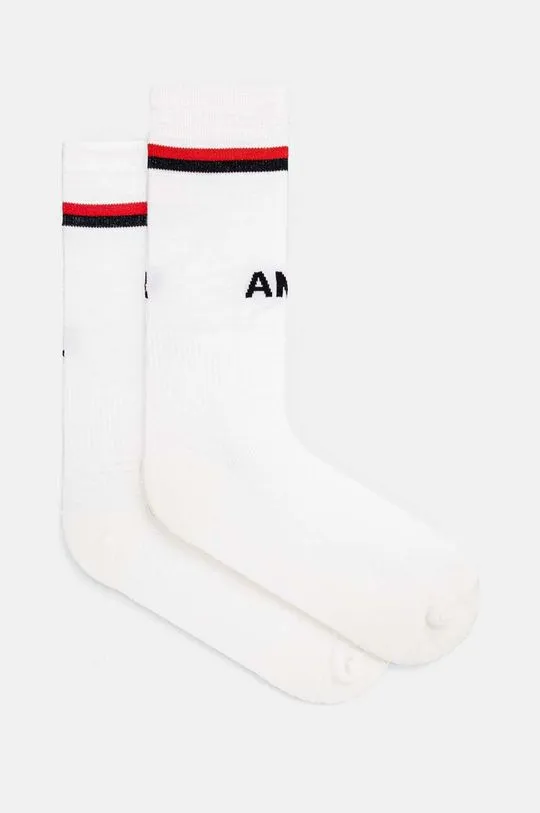 AMBUSH wool socks Logo Low Soccer Socks white color BMRA002F24KNI0010100