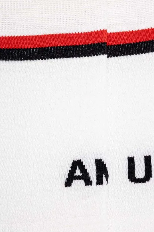 AMBUSH wool socks Logo Low Soccer Socks white color BMRA002F24KNI0010100