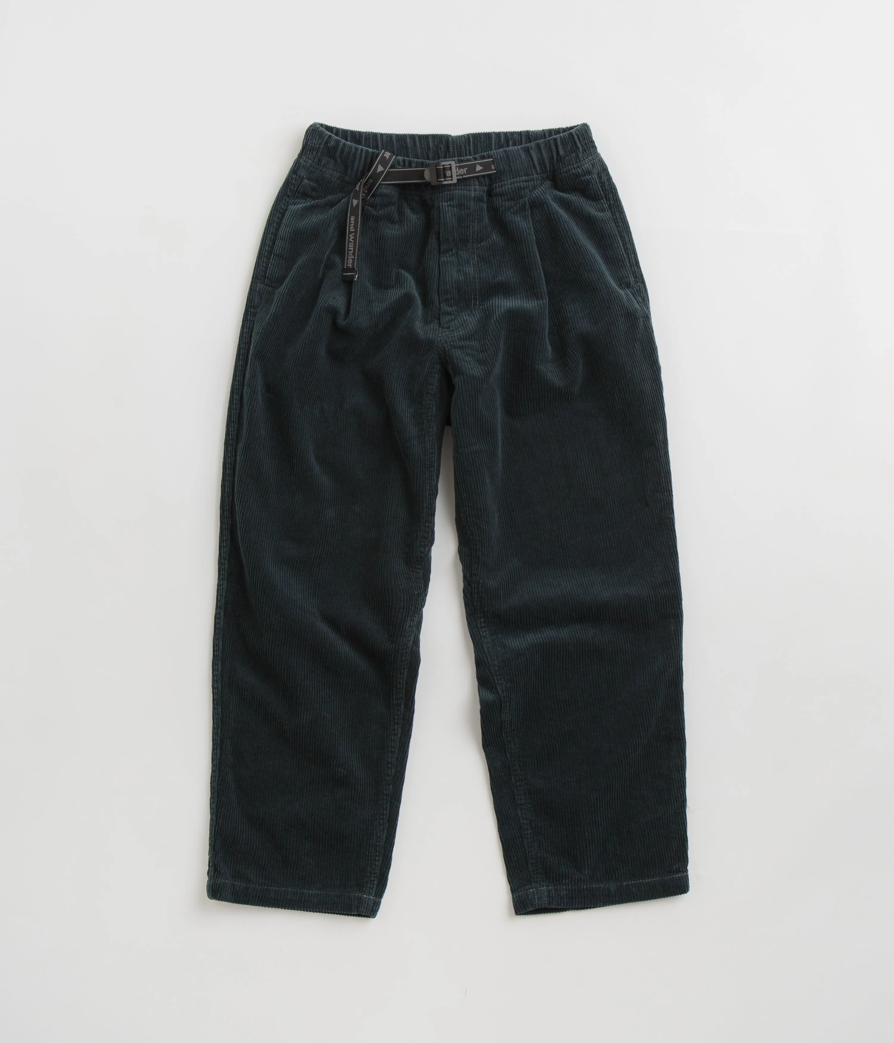 and wander Corduroy Pants - Blue Green, men's corduroy trousers, blue green corduroy pants