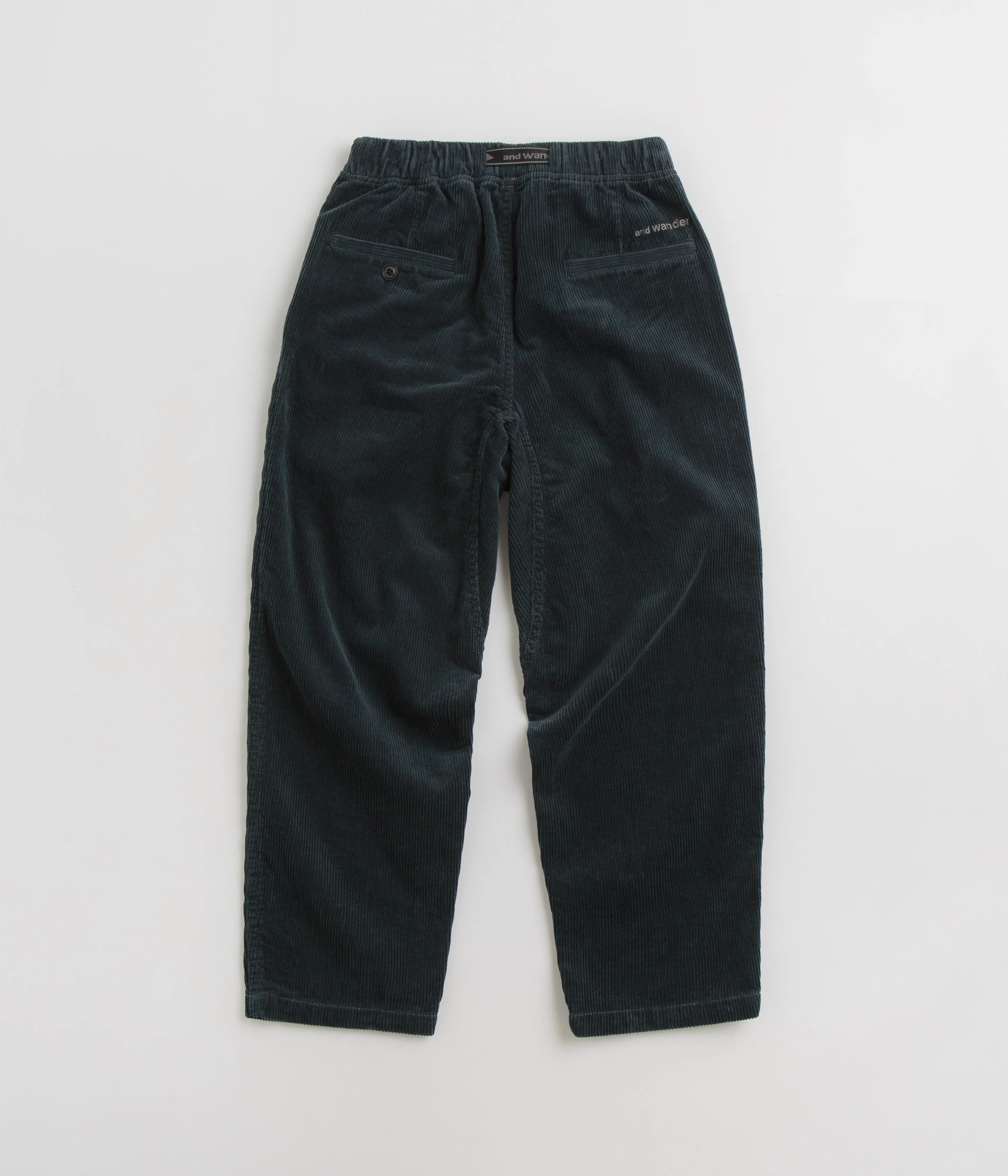 and wander Corduroy Pants - Blue Green, men's corduroy trousers, blue green corduroy pants