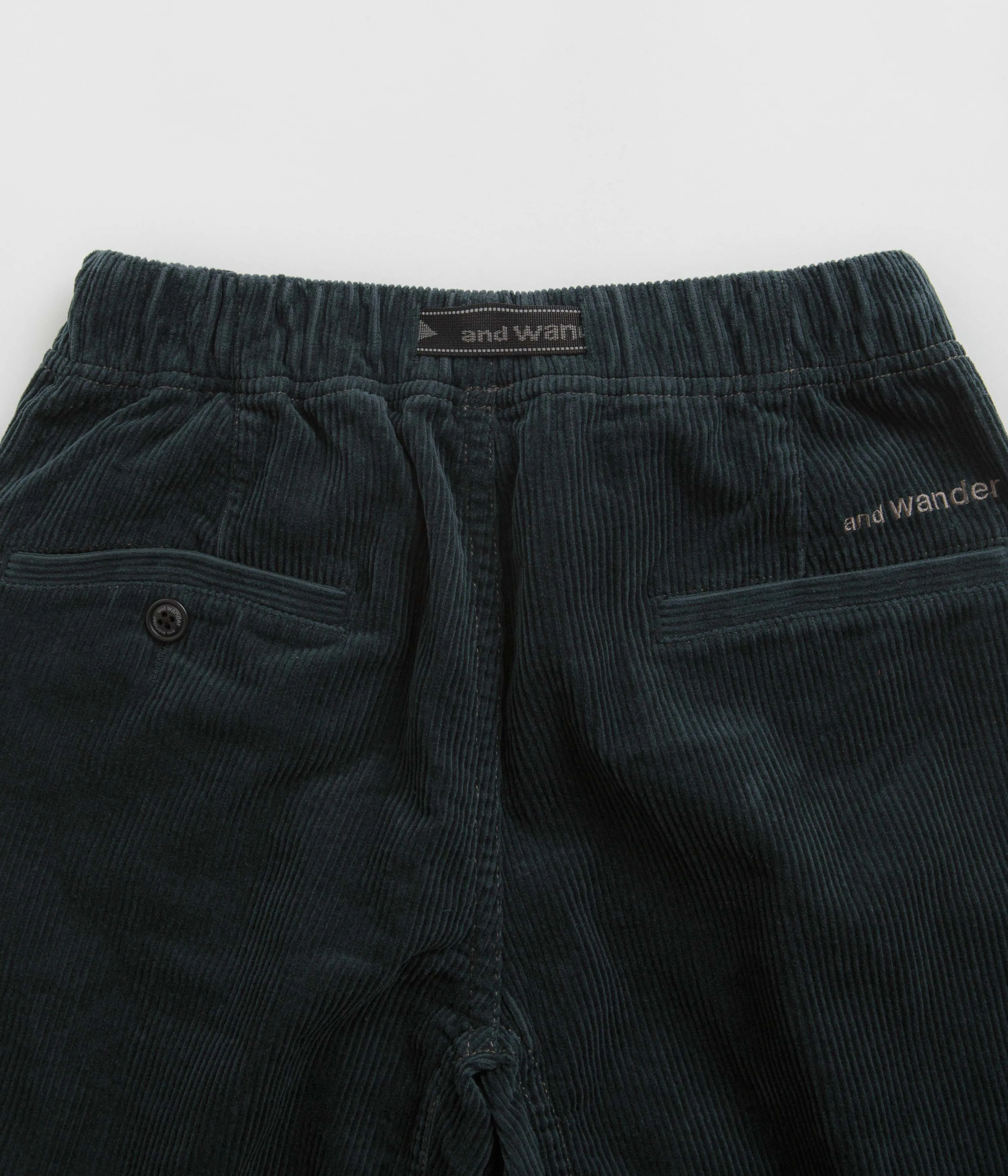 and wander Corduroy Pants - Blue Green, men's corduroy trousers, blue green corduroy pants