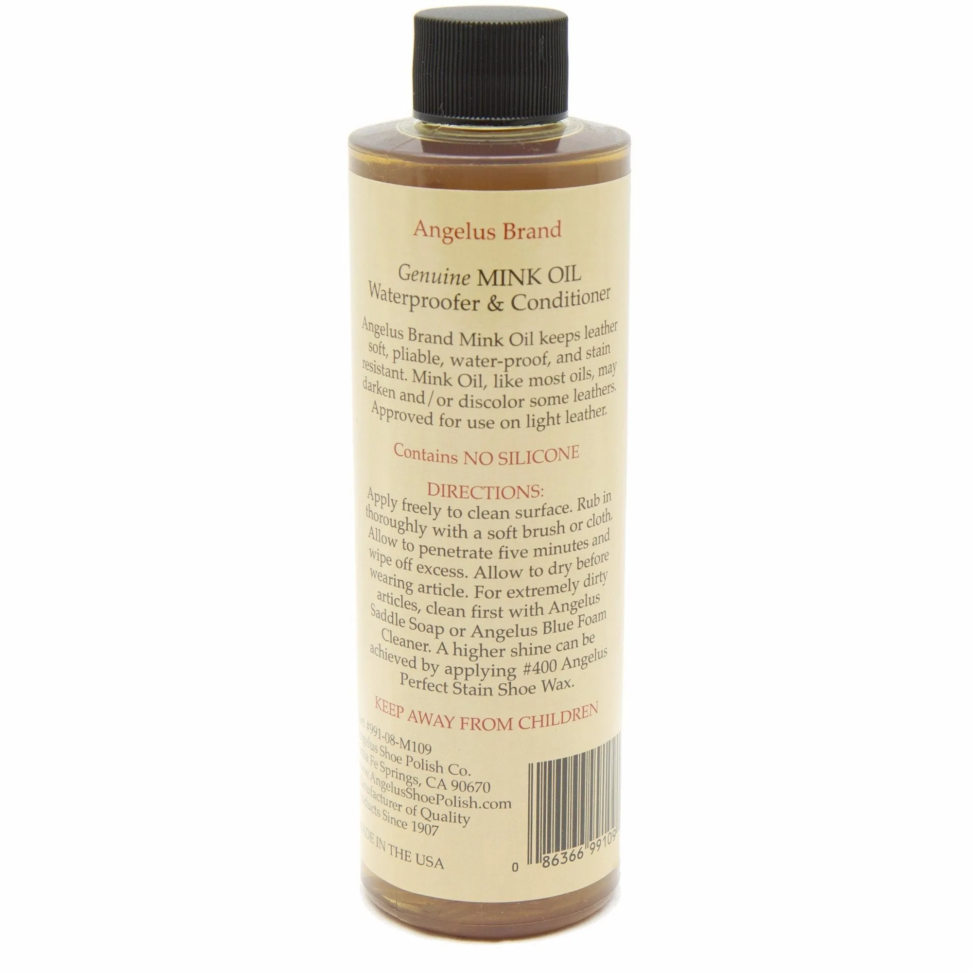 Angelus Mink Oil Liquid - Buy Now, High-Quality Mink Oil for Leather Conditioning.