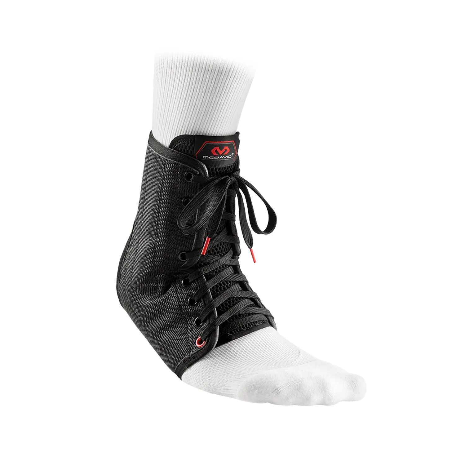 Ankle Support Brace with Laces and Stabilizing Stays