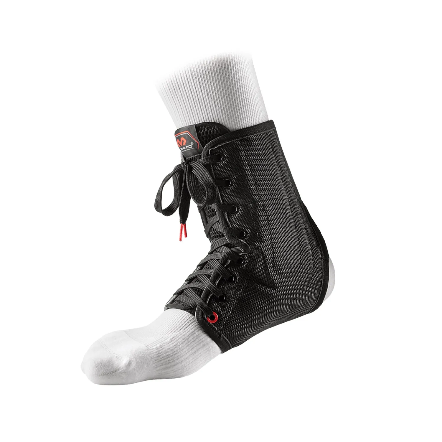 Ankle Support Brace with Laces and Stabilizing Stays