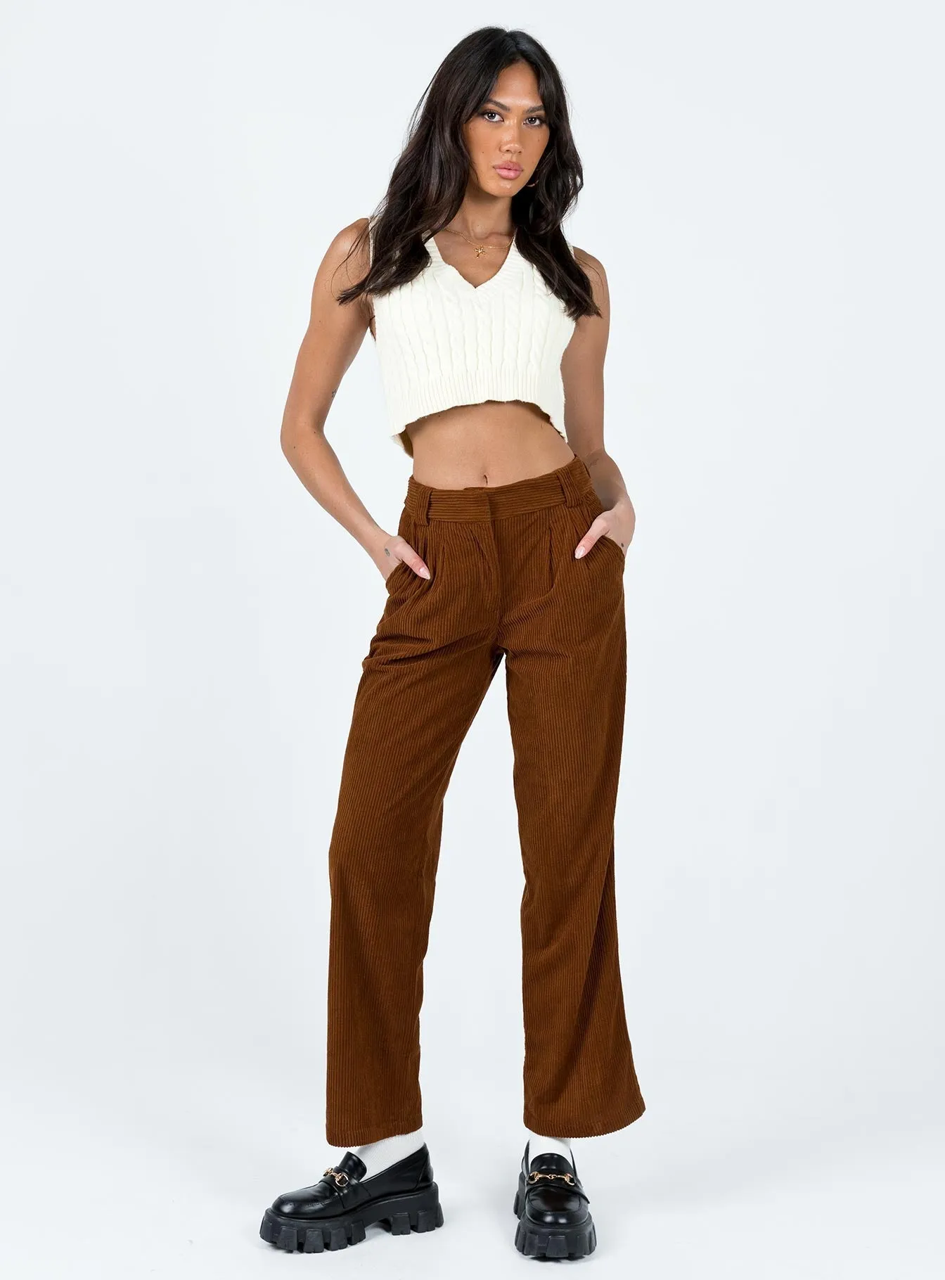 Arizona Brown Cord Pants