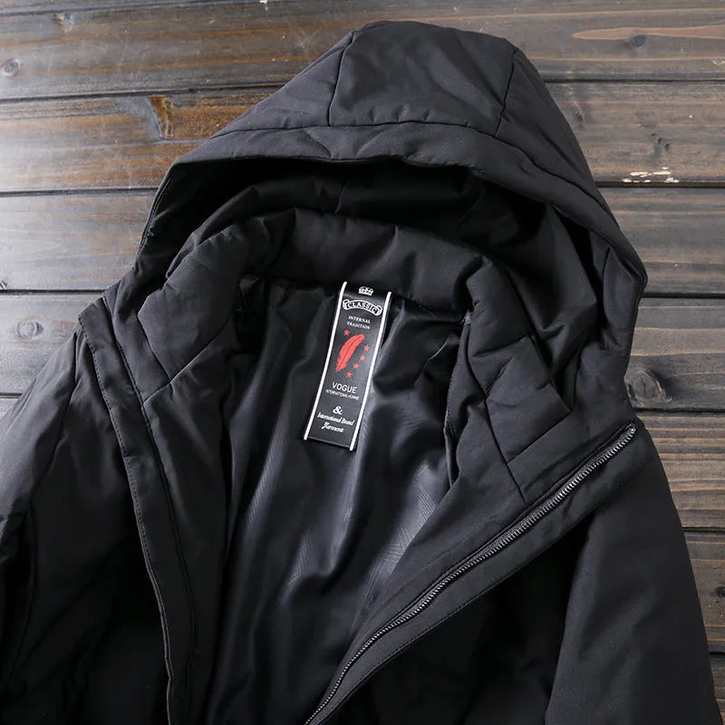 Ashore Men's windproof waterproof hooded cotton jacket winter