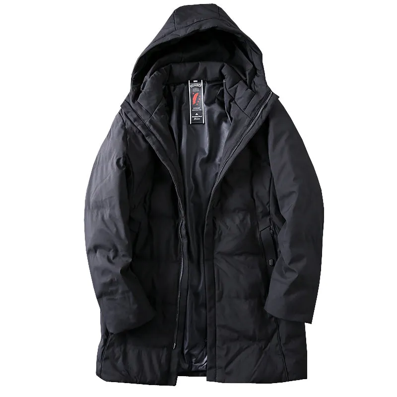 Ashore Men's windproof waterproof hooded cotton jacket winter