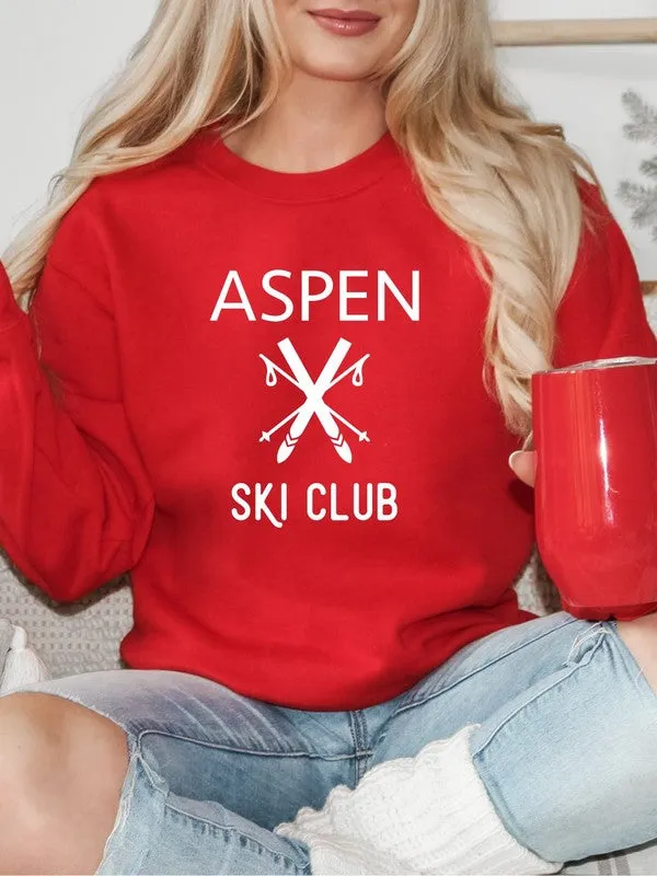 ASPEN Ski Club Bella Canvas Crew Neck Sweatshirt