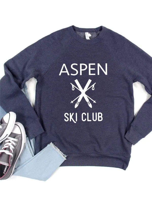 ASPEN Ski Club Bella Canvas Crew Neck Sweatshirt