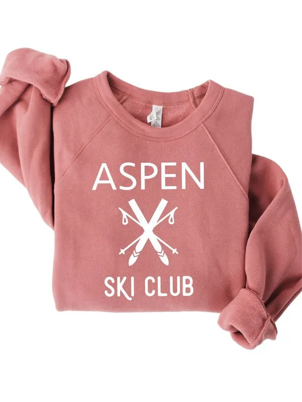 ASPEN Ski Club Bella Canvas Crew Neck Sweatshirt