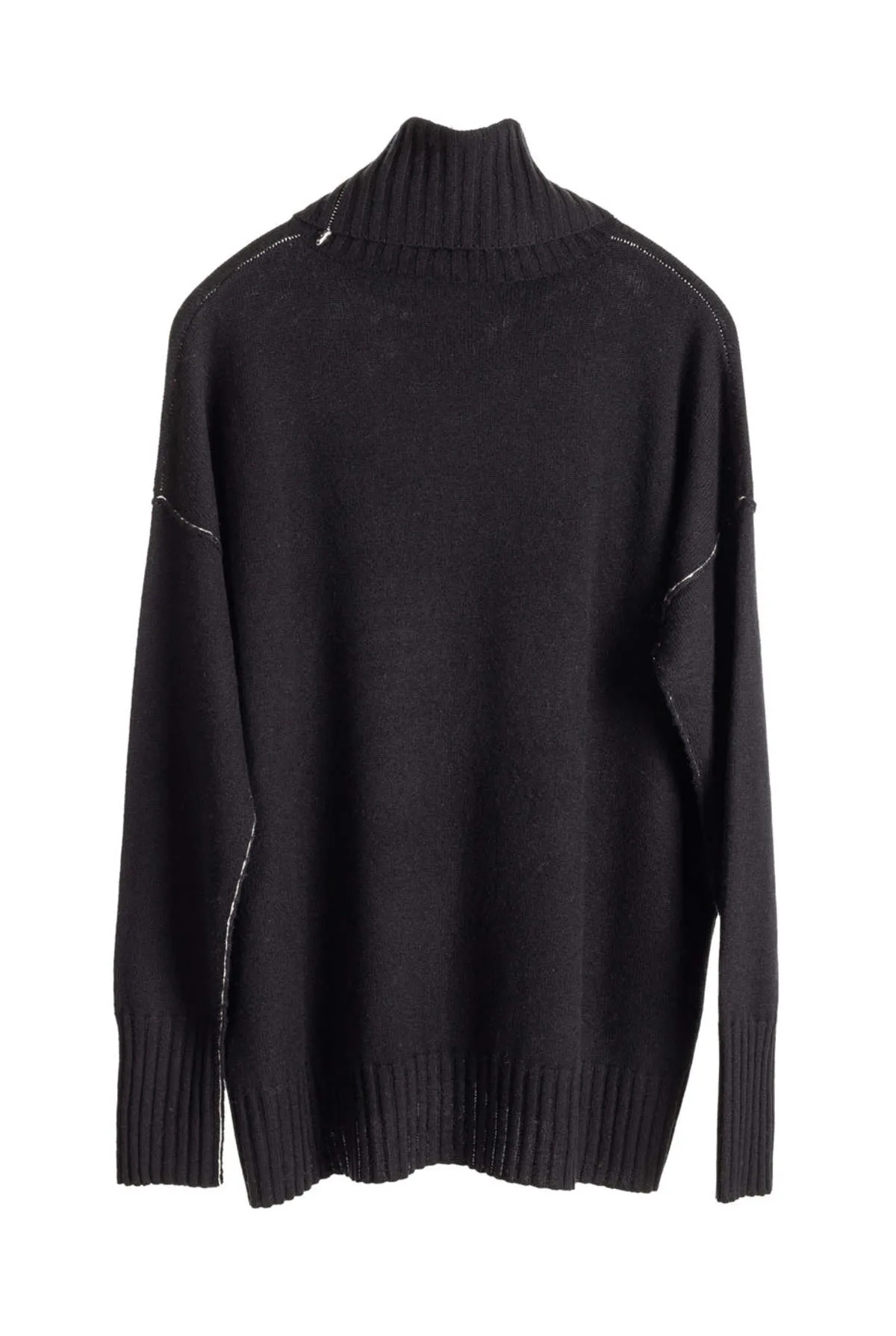 Baby Cashmere Turtleneck - Black