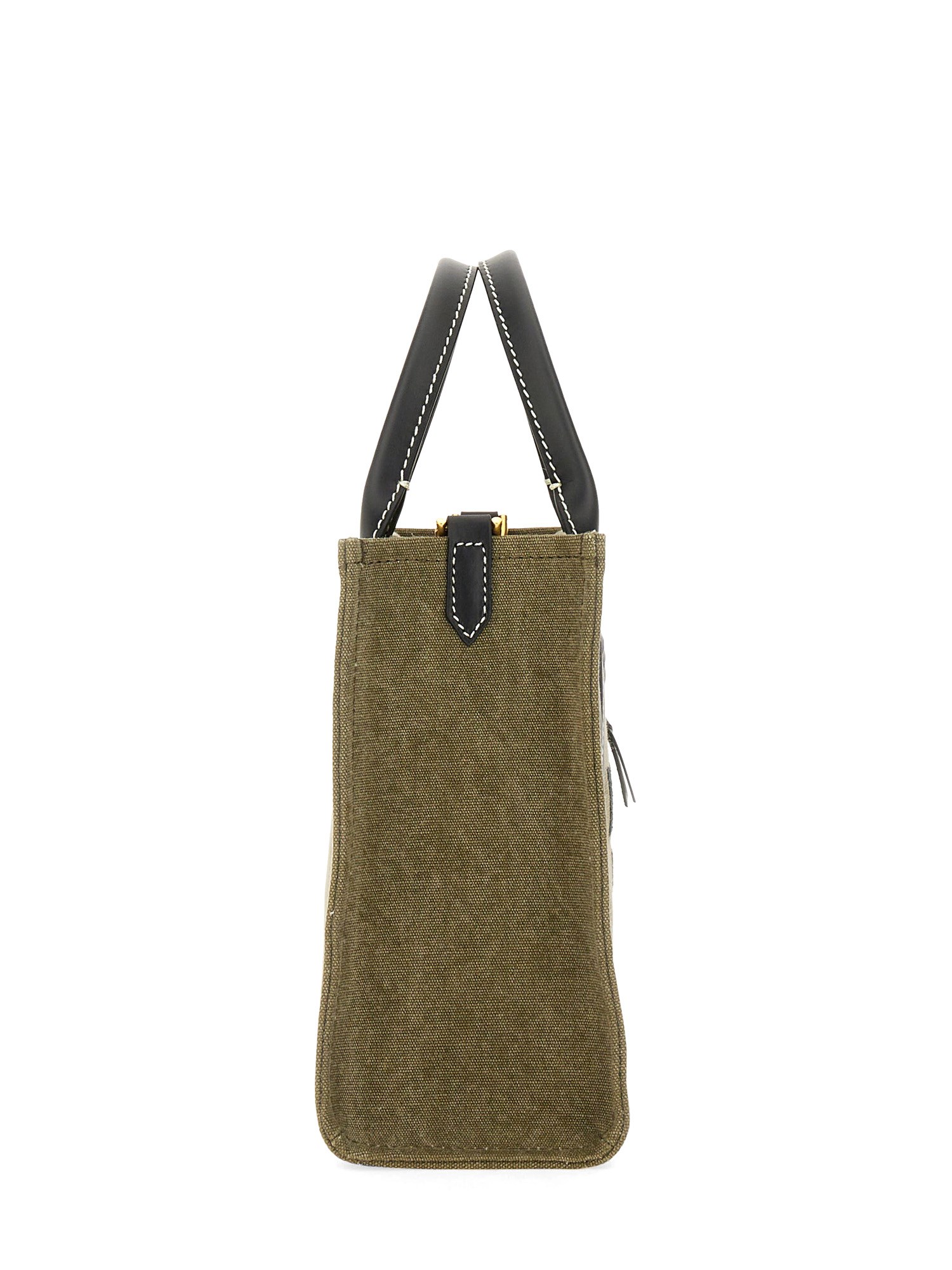 BALMAIN    B-ARMY COTTON CANVAS SHOPPER BAG