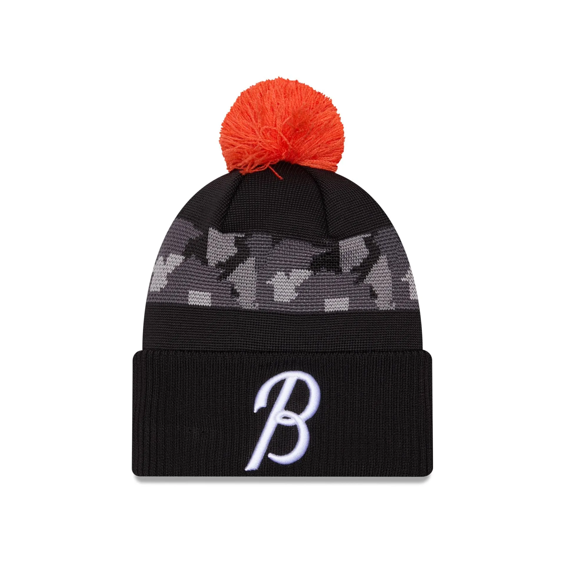 Baltimore Orioles City Connect Pom Knit Hat