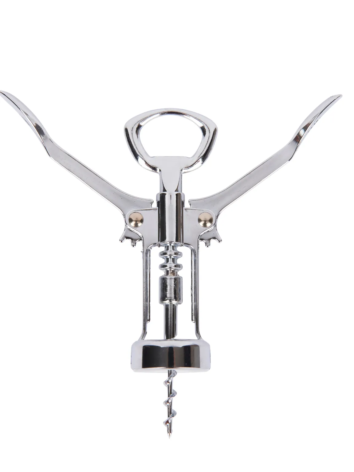 BarCraft Double Handled Chrome Wing Corkscrew