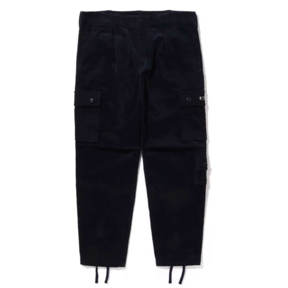 Bathing Ape Navy Corduroy Cargo Pants