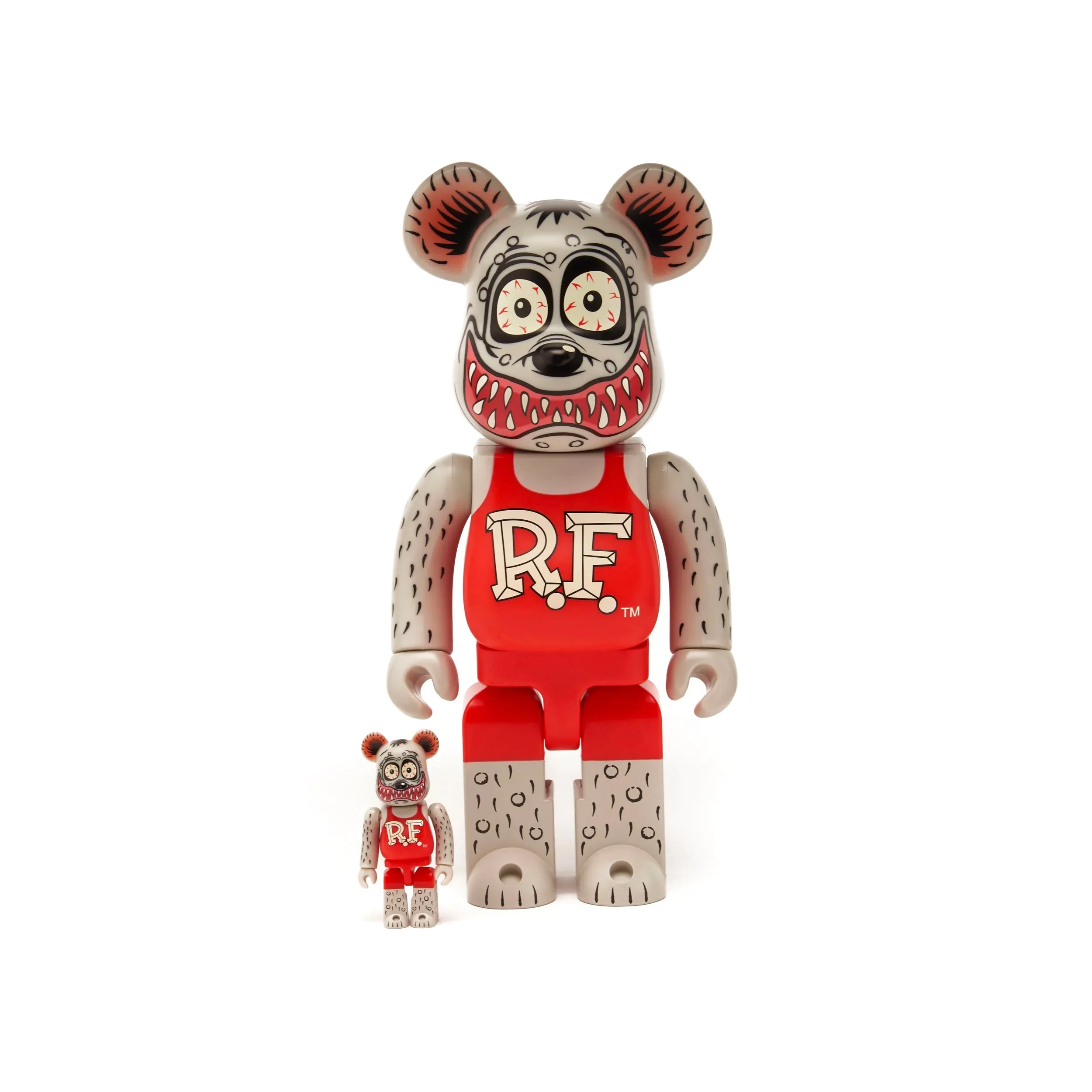 Bearbrick Rat Fink Gray 100% and 400% - Google SEO optimized version