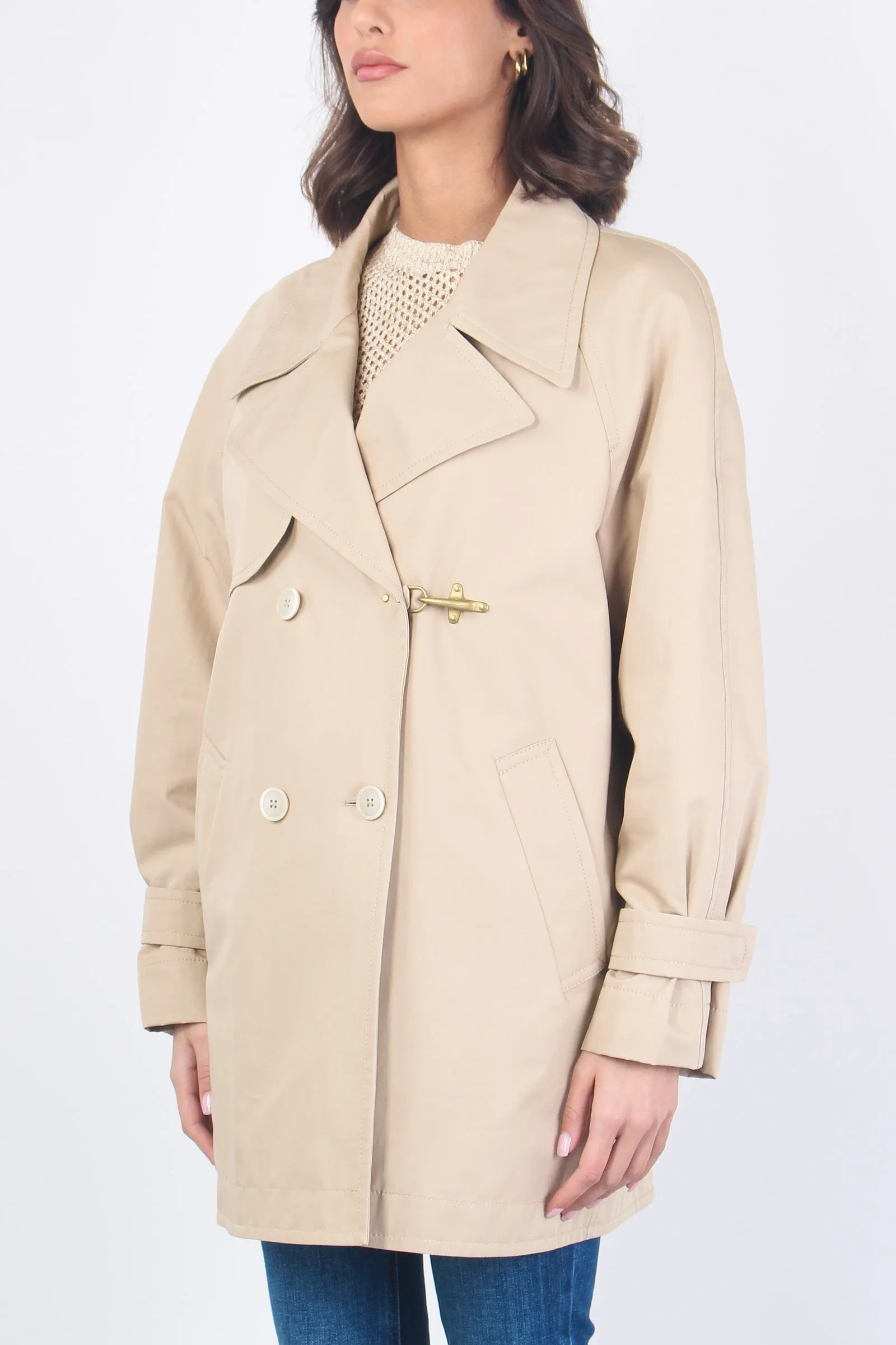 Beige Jacqueline Peacoat