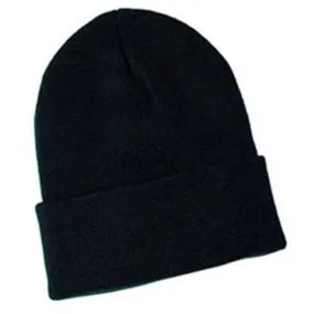 Black beanie hat