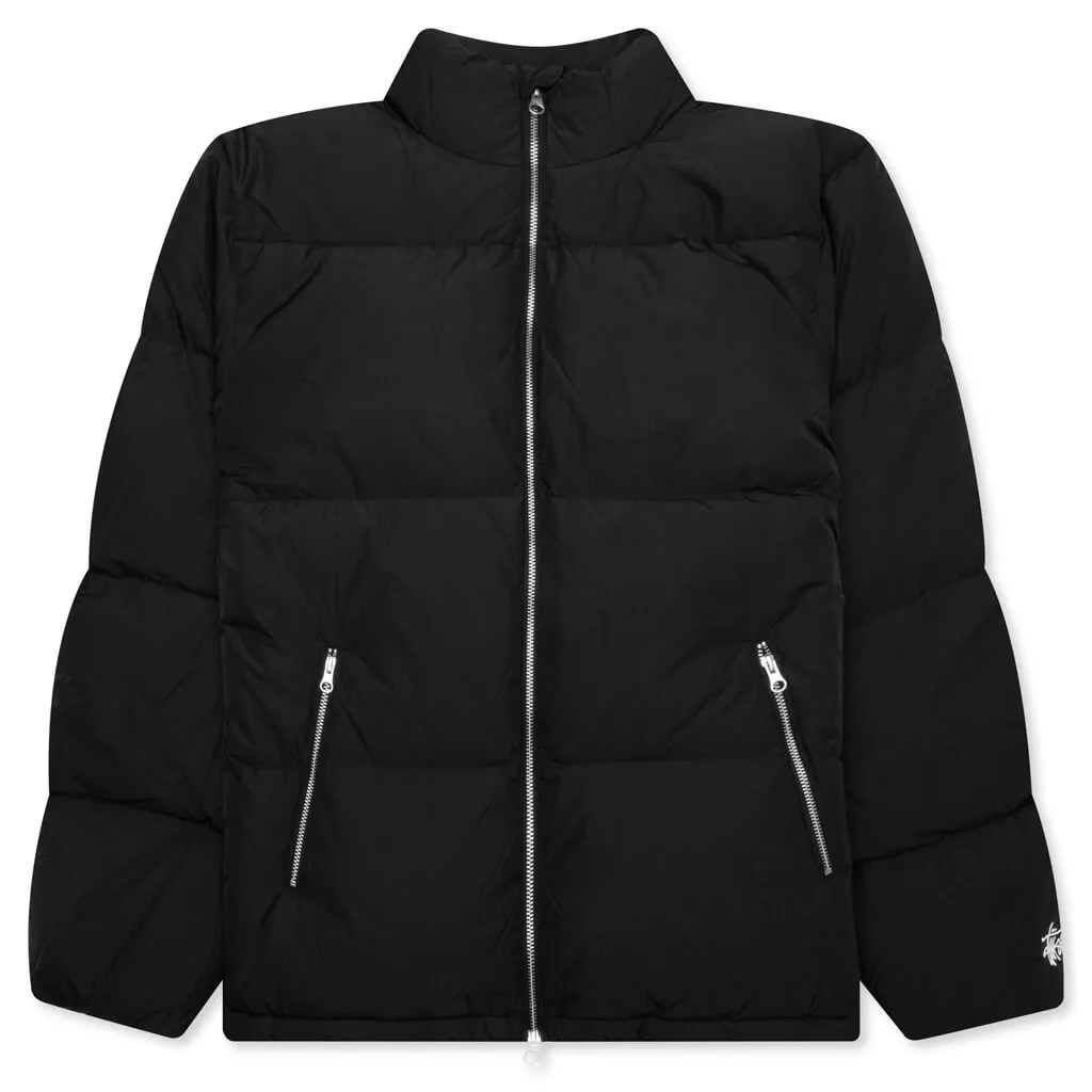 Black Nylon Down Puffer