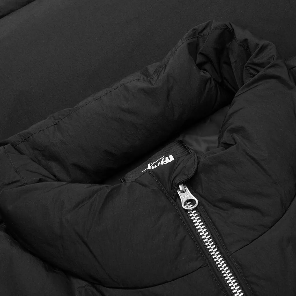 Black Nylon Down Puffer