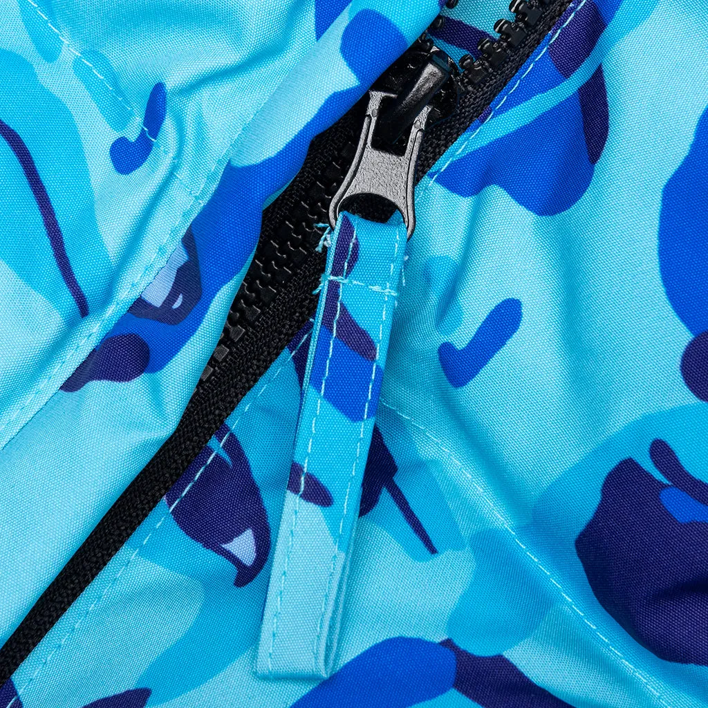 Blue Face Camo Puffer