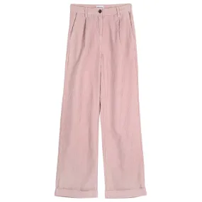 Bobo Choses Pink Corduroy Pants Woman Pleated