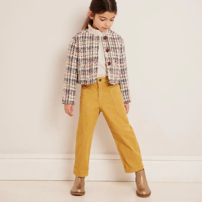 Bonpoint Kids' Yellow Gold Looping Pants