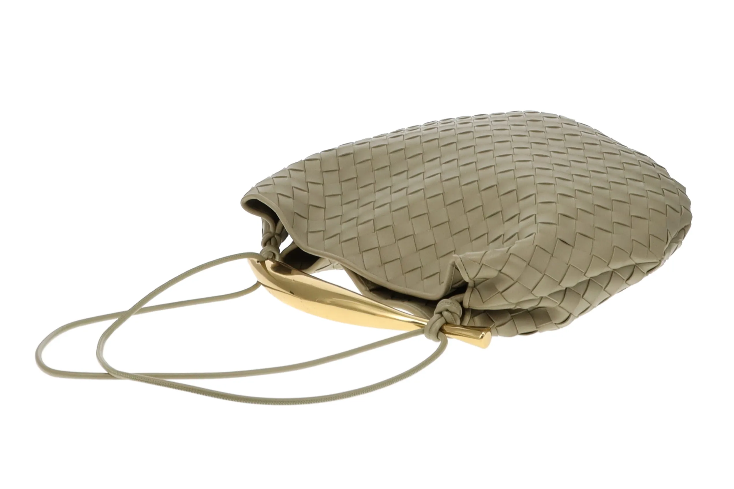 Bottega Veneta Travertine Intrecciato Medium Sardine