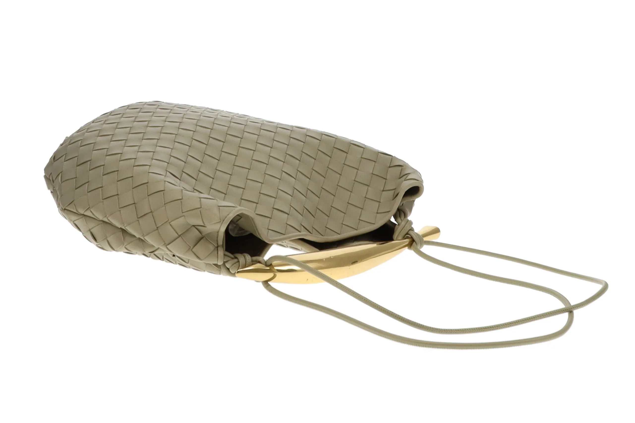 Bottega Veneta Travertine Intrecciato Medium Sardine