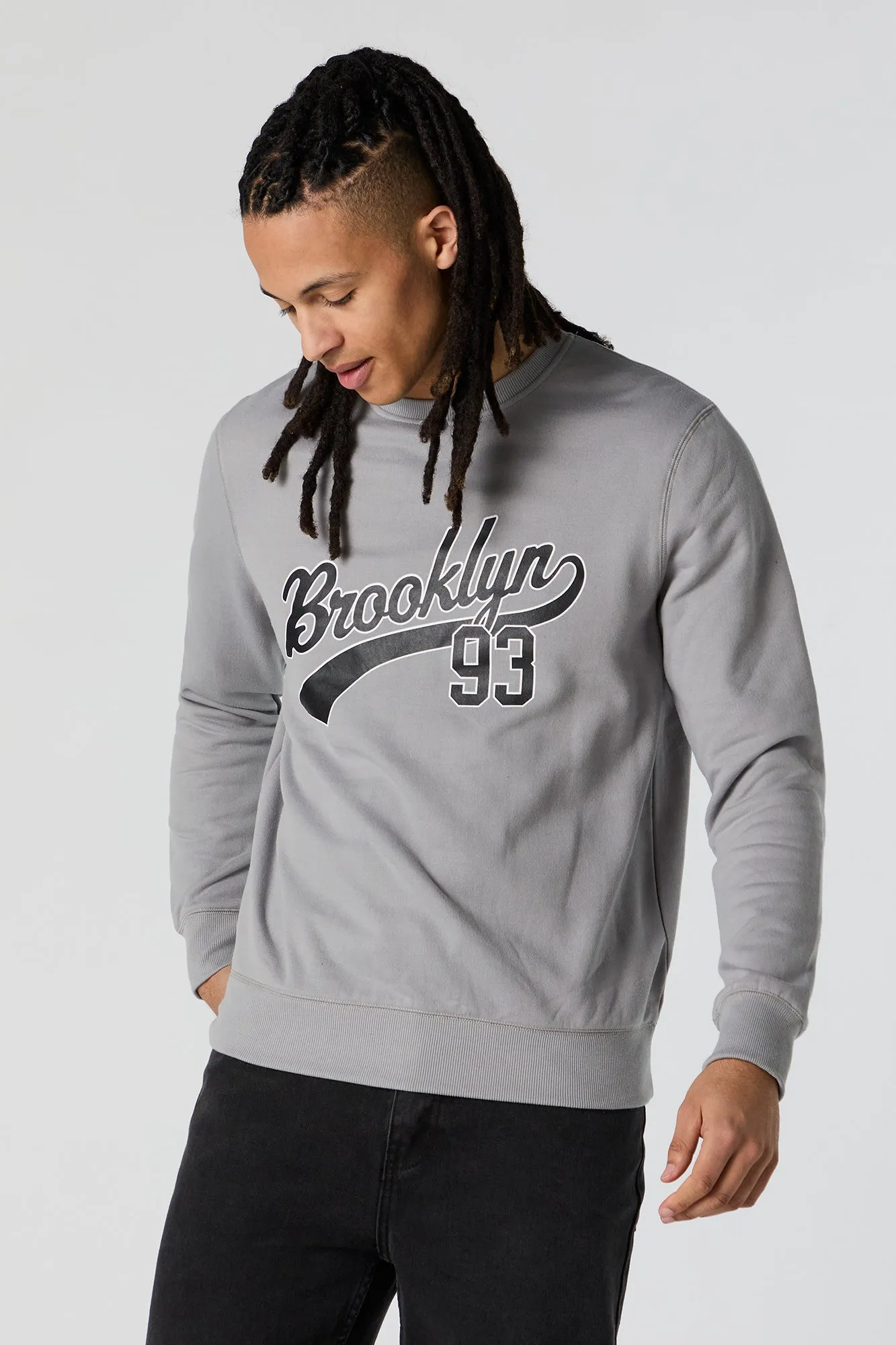 Brooklyn Graphic Fleece Sweatshirt for Google SEO.