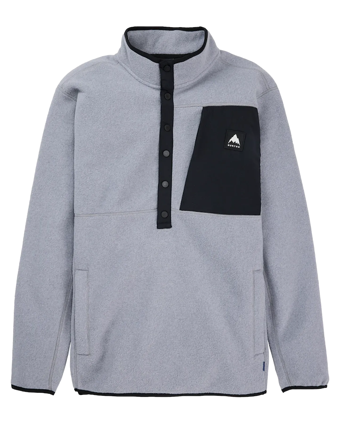 Burton Cinder Fleece Pullover for Men - Gray Heather