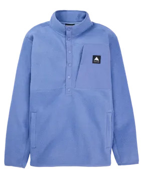 burton men's cinder fleece pullover slate blue