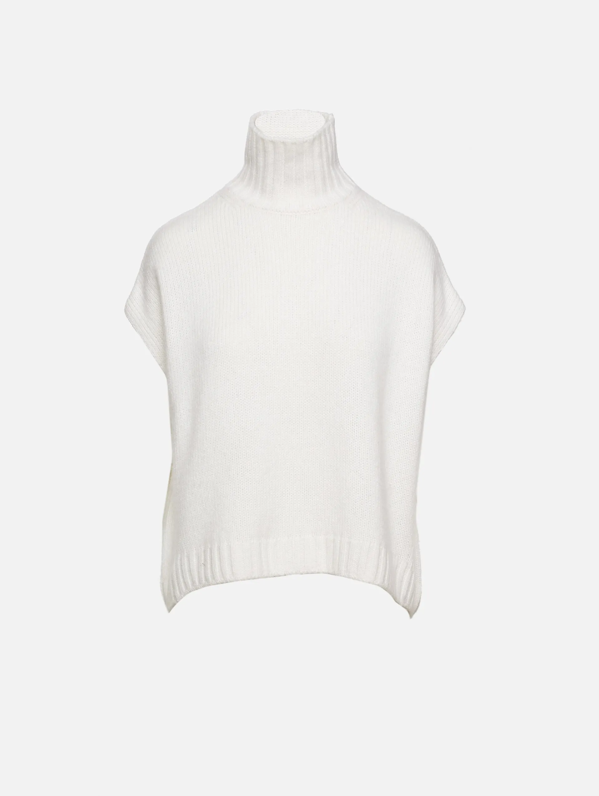 Cashmere Turtleneck Vest