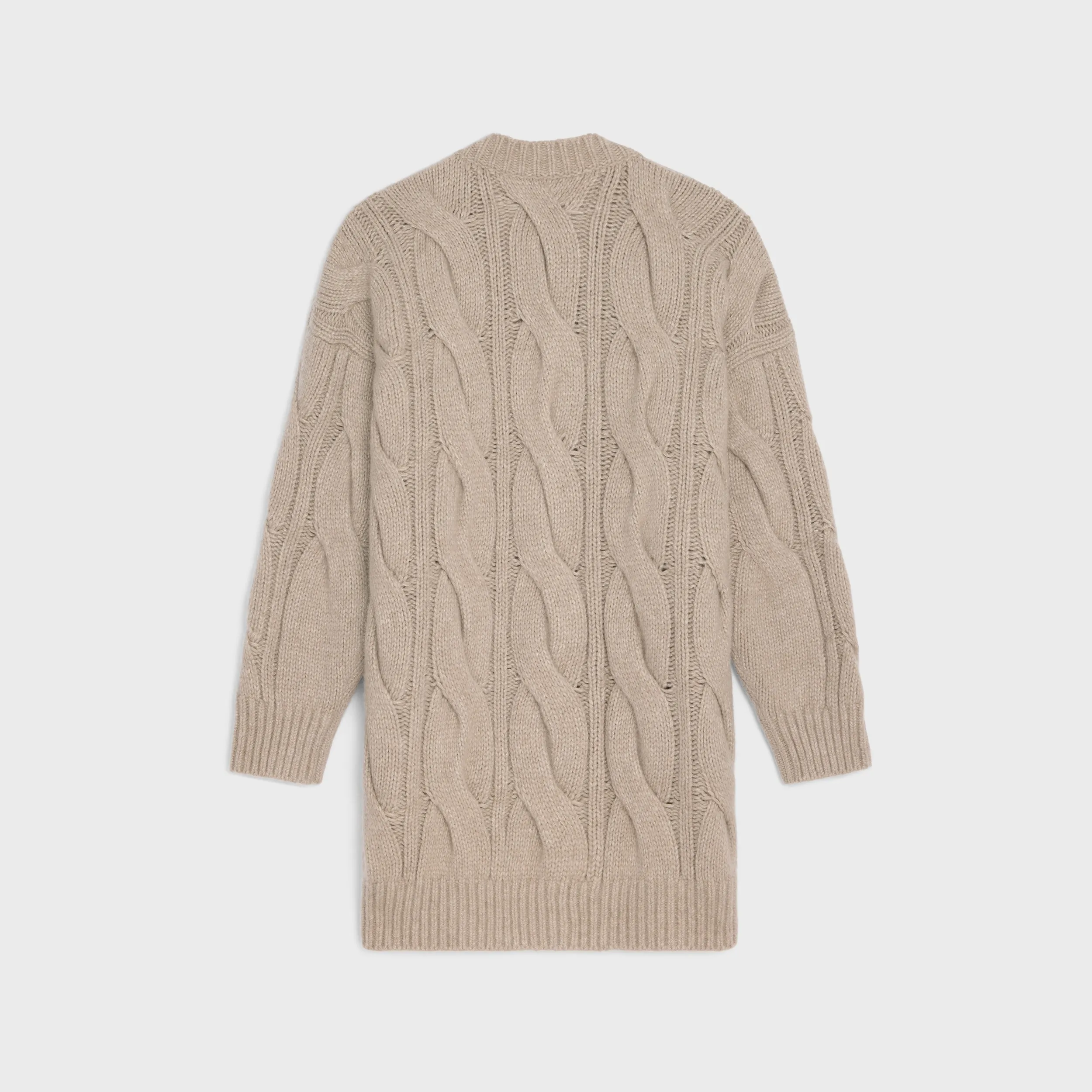 CELINE Long Cable-Knit Cardigan 2AJ36086U.03SD