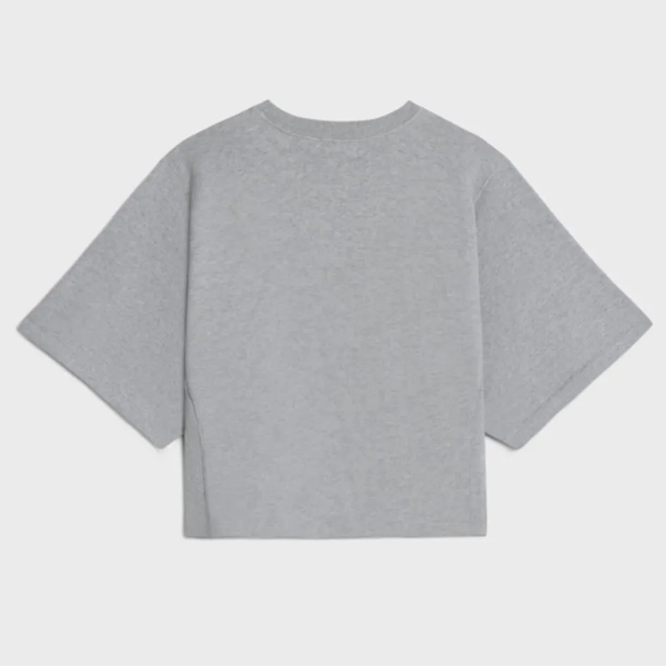 Celine Paris Loose Cotton Fleece Sweatshirt - Shop Now!