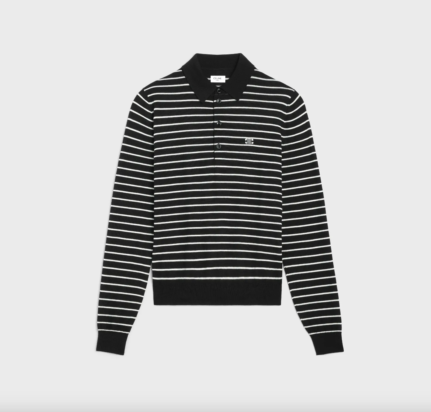 Celine Striped Triomphe Polo - Fine Wool (2ADC7276W.38EC)