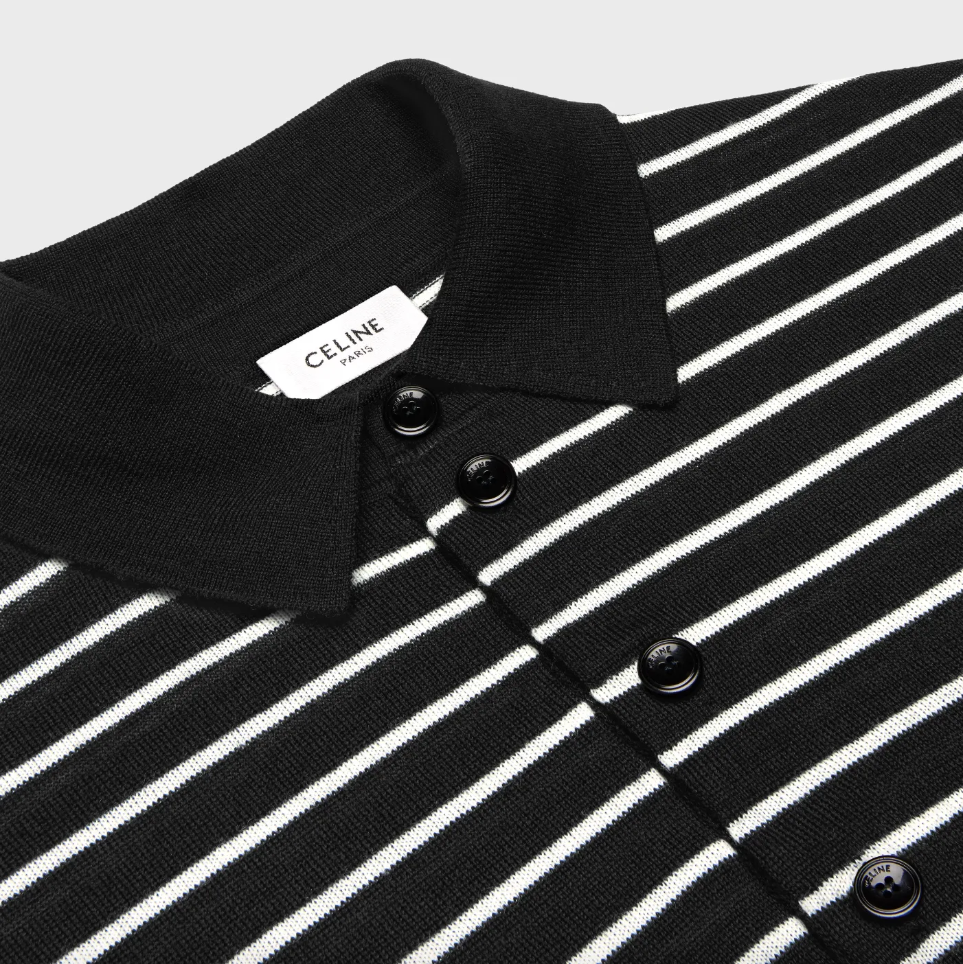 Celine Striped Triomphe Polo - Fine Wool (2ADC7276W.38EC)