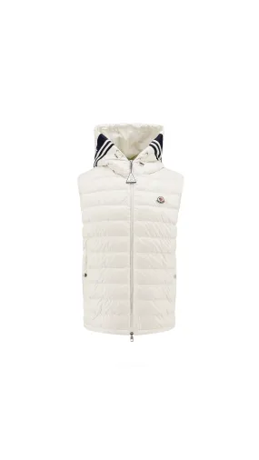 Clai White Down Vest