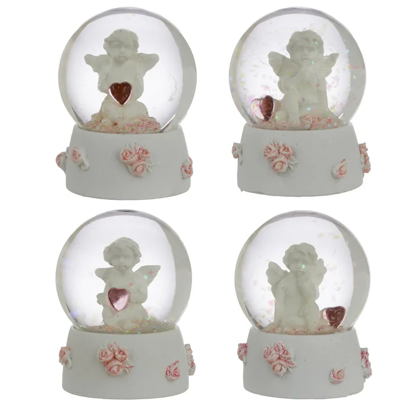 Collectible Heavenly Cherub Snow Globe - Sweet Dreams CHE136