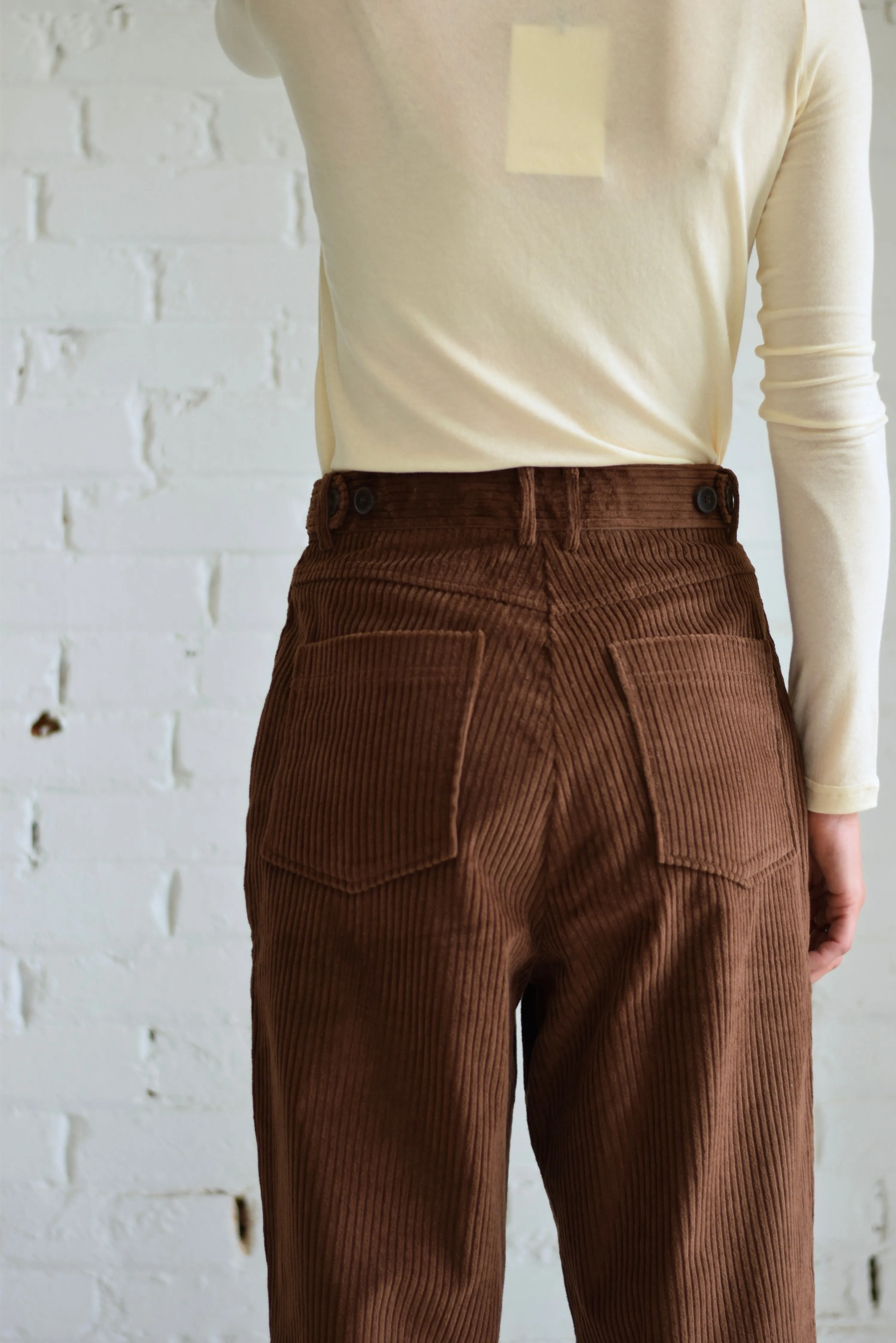 Corduroy Pants Sale - Straight Leg | Mijeong Park