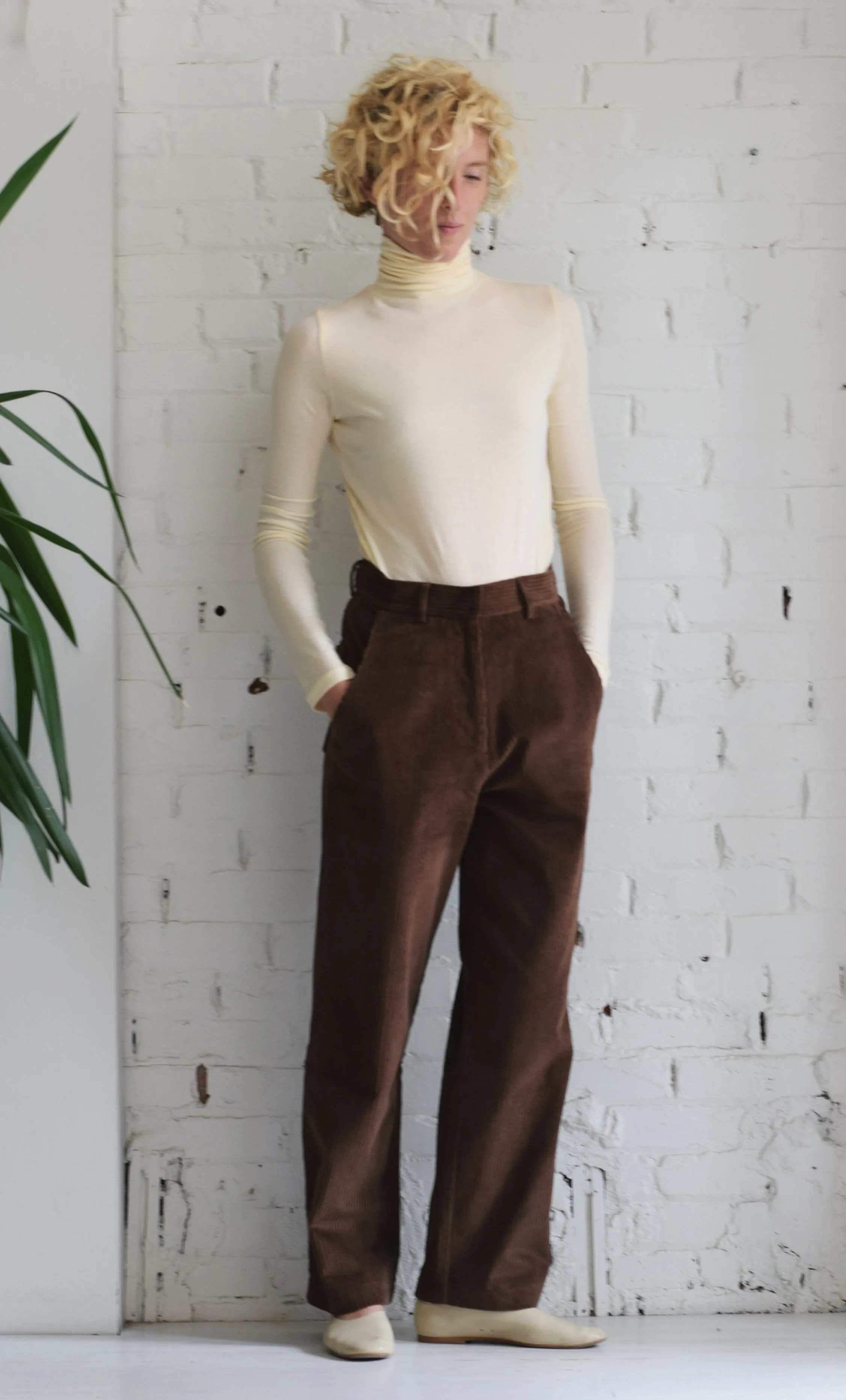 Corduroy Pants Sale - Straight Leg | Mijeong Park