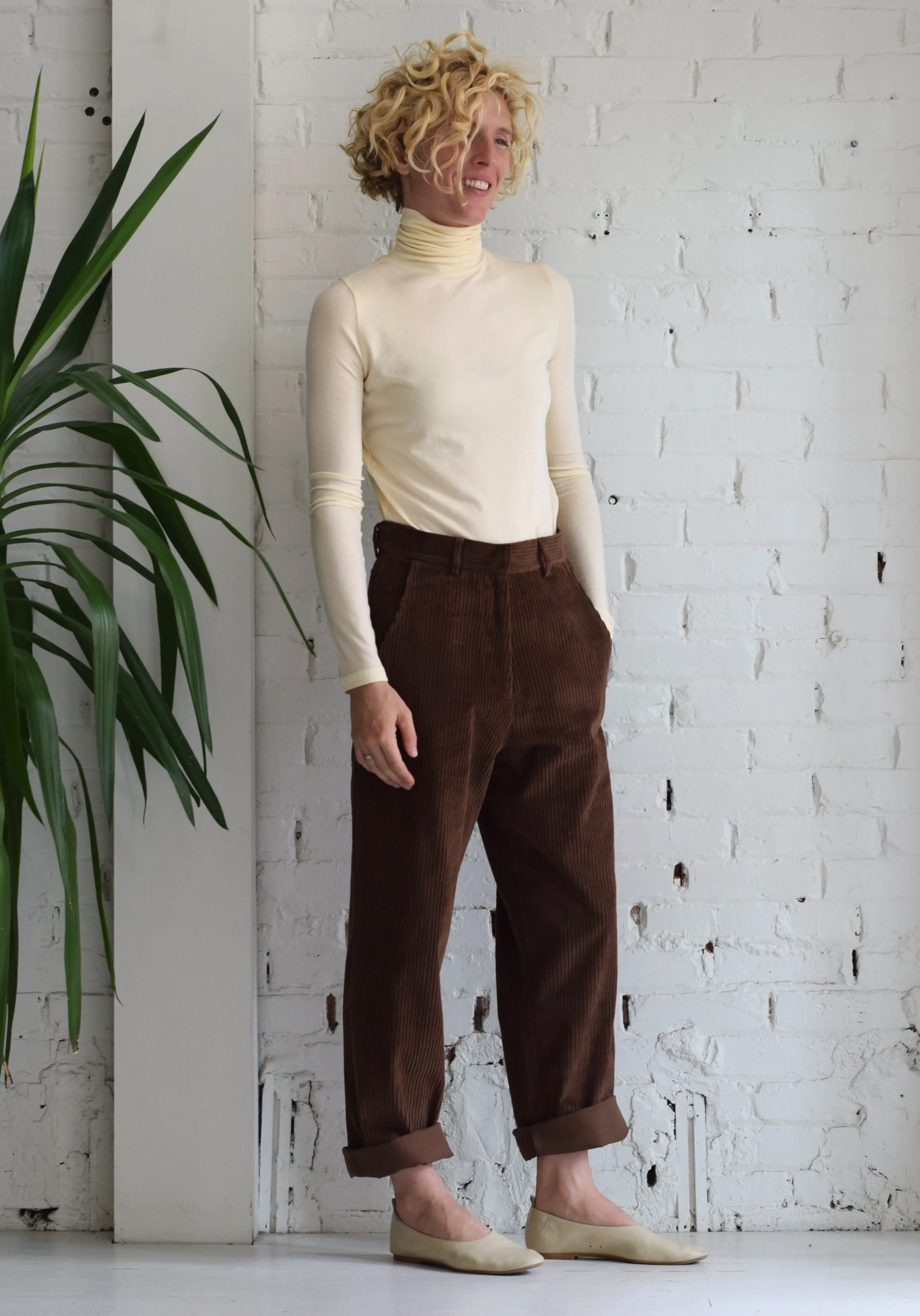 Corduroy Pants Sale - Straight Leg | Mijeong Park