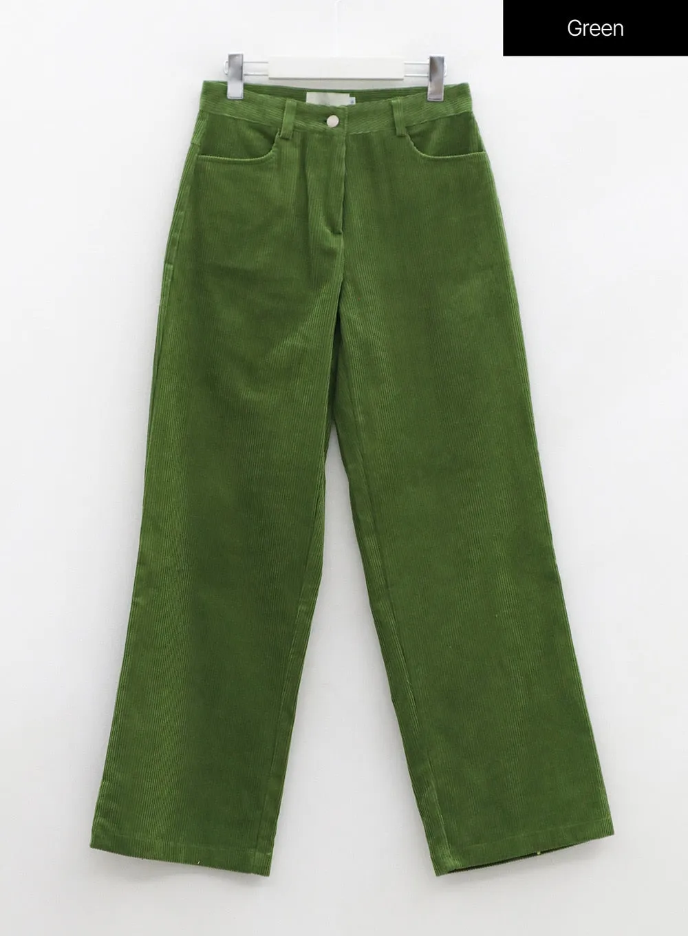 Corduroy wide leg pants with back pocket in size OS16.