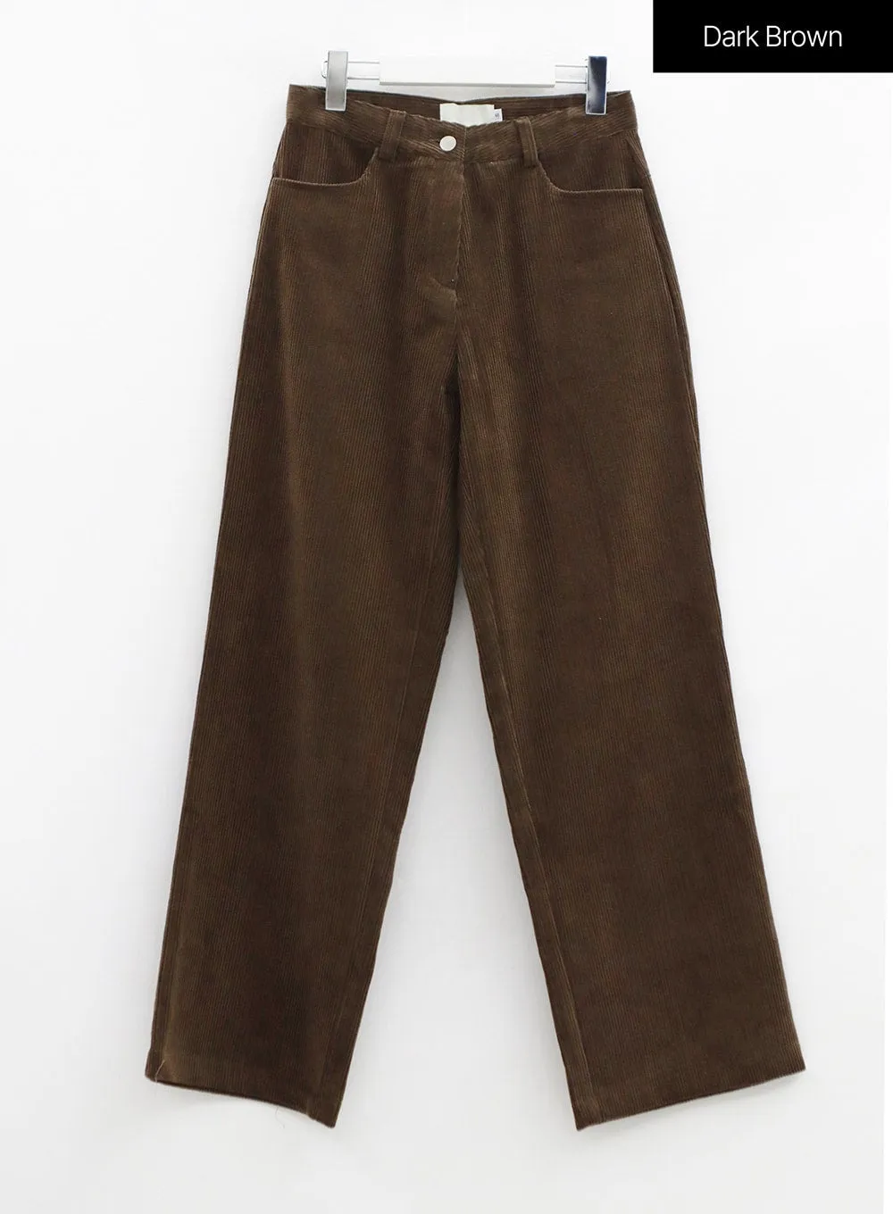 Corduroy wide leg pants with back pocket in size OS16.