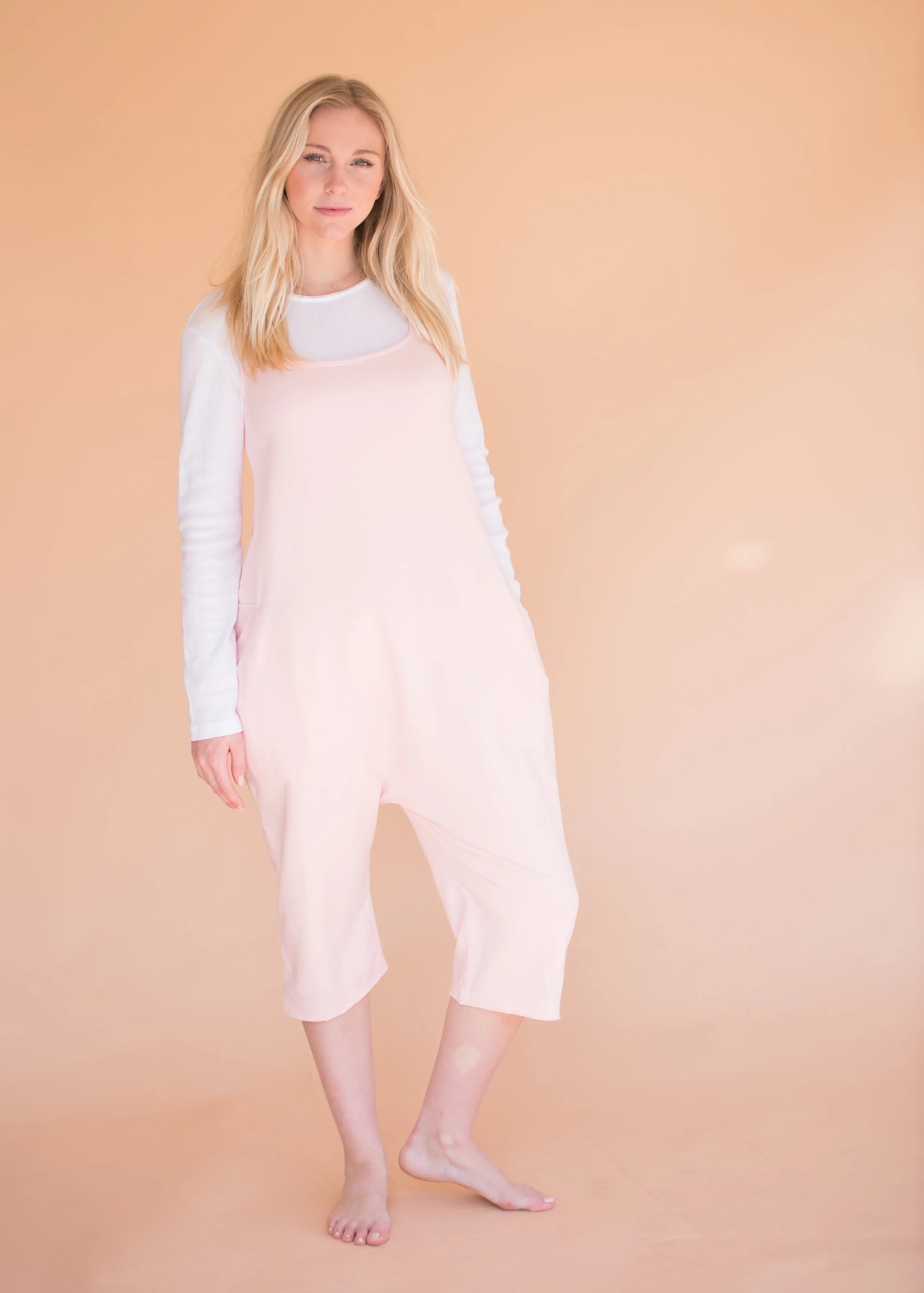 Cotton jumpsuit for women.